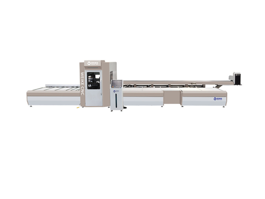 Centrale di seghe di taglio in alluminio per la fabbricazione di porte a finestre Centrale di macchine a finestre automatiche CNC
