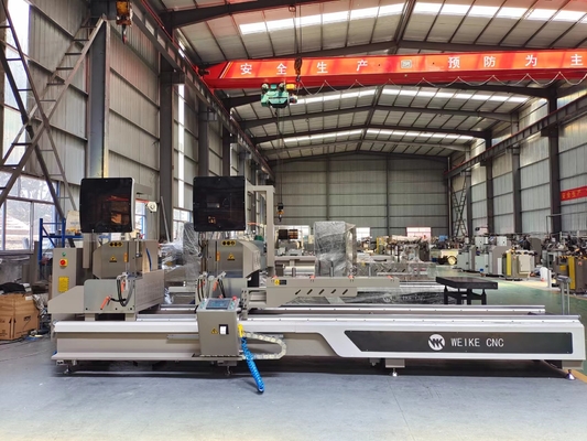 Profilo di alluminio macchina a segatura automatica lame a segatura di 550 mm di diametro taglio 45 e 90 gradi