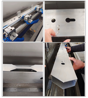 3+1 assi Centro di lavorazione CNC in alluminio