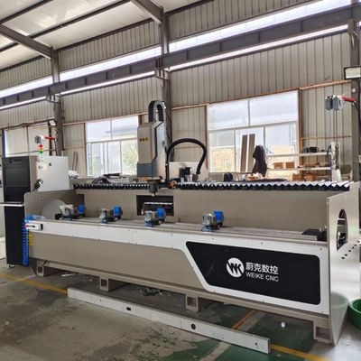 3+1 Asse CNC Centrale di alluminio Macchine di fresatura per perforazione CNC per porte di finestre