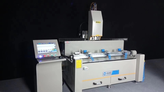 Macchine per la perforazione CNC a doppia testa per profili in alluminio con lunghezza di lavoro di 1500 mm