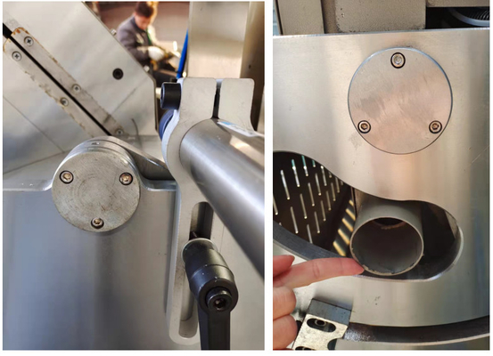 600mm CNC Double Head Mitre Saw per il taglio di profilo di alluminio su finestre e porte fabbrica di produzione