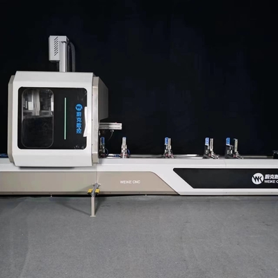 Centrale di lavorazione del profilo di alluminio CNC a 4 assi per la perforazione, la fresatura e la fresatura di fine