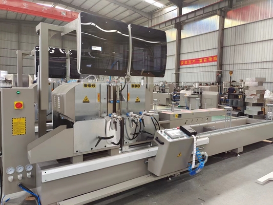 Macchine di taglio a doppia testa CNC per porte di finestre in alluminio