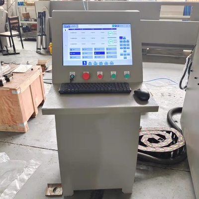 Tavolo da lavoro + 90° di rotazione Profilo vetrina in alluminio Macchine per la fresatura per la trivellazione CNC