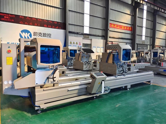 Macchina di taglio in alluminio a doppia testa a CNC