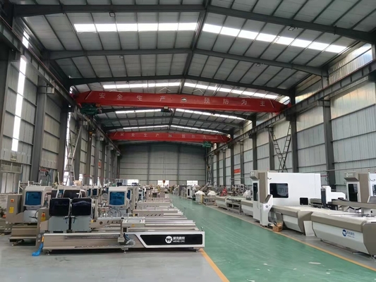 Macchina di taglio in alluminio a doppia testa a CNC