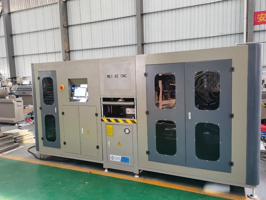 Alumini UPVC 7 Assi Cnc End Face Milling Machine Finestra Porta E Parete Cortina