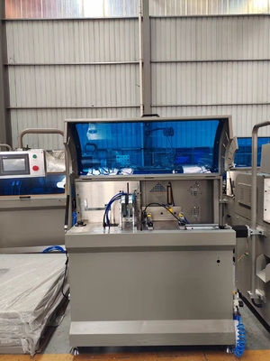 Seghe di taglio per collegamento di angolo in alluminio CNC Portale finestrino Seghe di taglio a testa singola