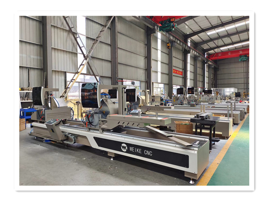 Seghe di taglio a doppia testa in alluminio WJM-CNC-600*4200