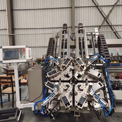 4 Macchine di combinazione di angolo di testa per finestre e porte in alluminio