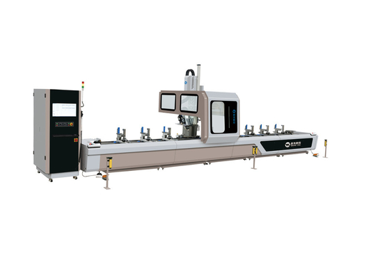 6500 mm macchina per il muro di tenda alluminio 4 assi centro di lavorazione CNC