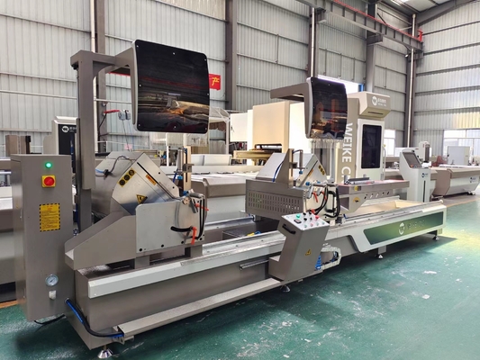 Profilo di alluminio macchina a segatura automatica lame a segatura di 550 mm di diametro taglio 45 e 90 gradi